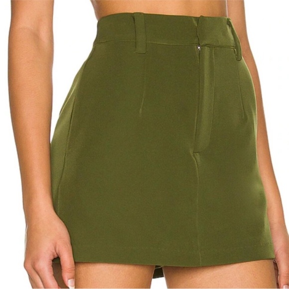 Camila Coelho Olive Blazer and Skort SET - Picture 2 of 7